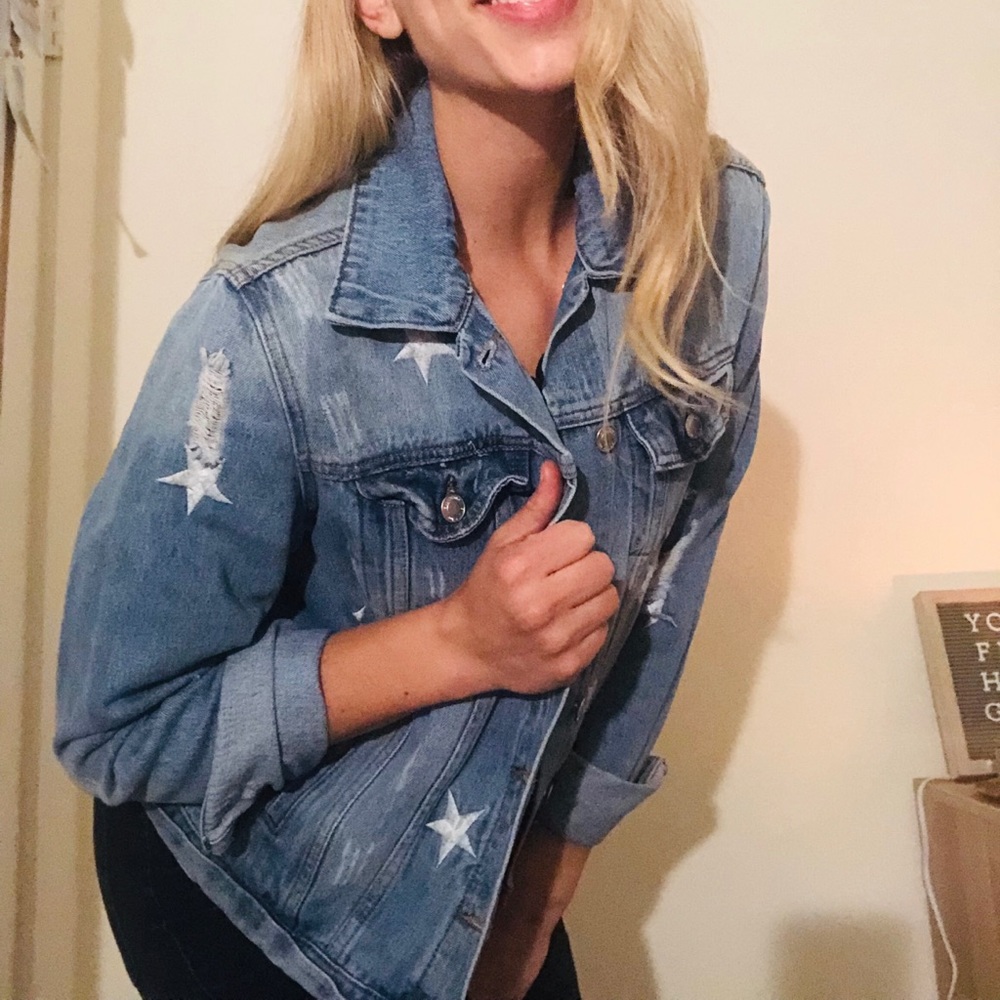 COPY - Distressed Denim Jacket